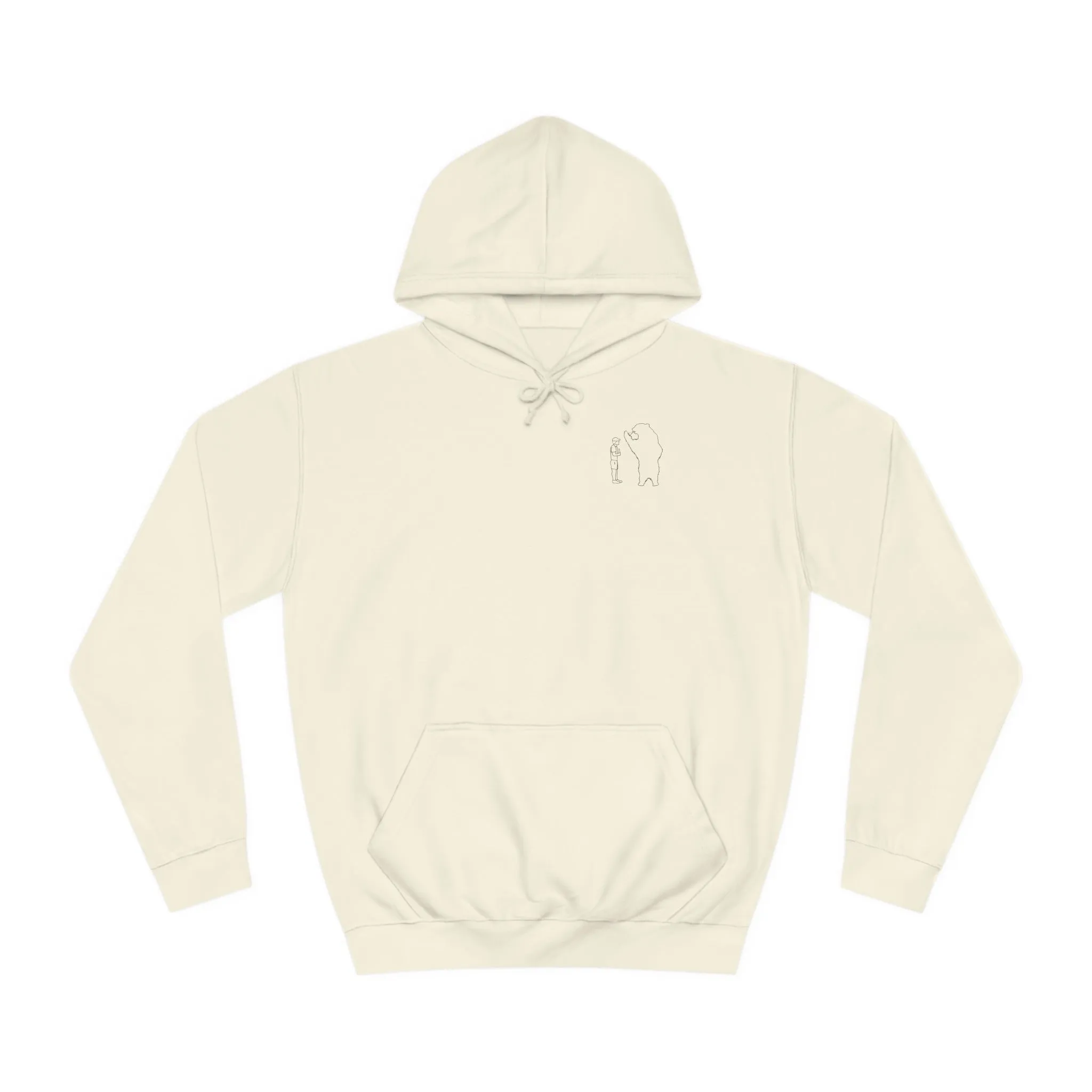 Papa Bear Design Model hoodie (Grizzly Bear Lake Wyoming) - Medium Weight Hoodie