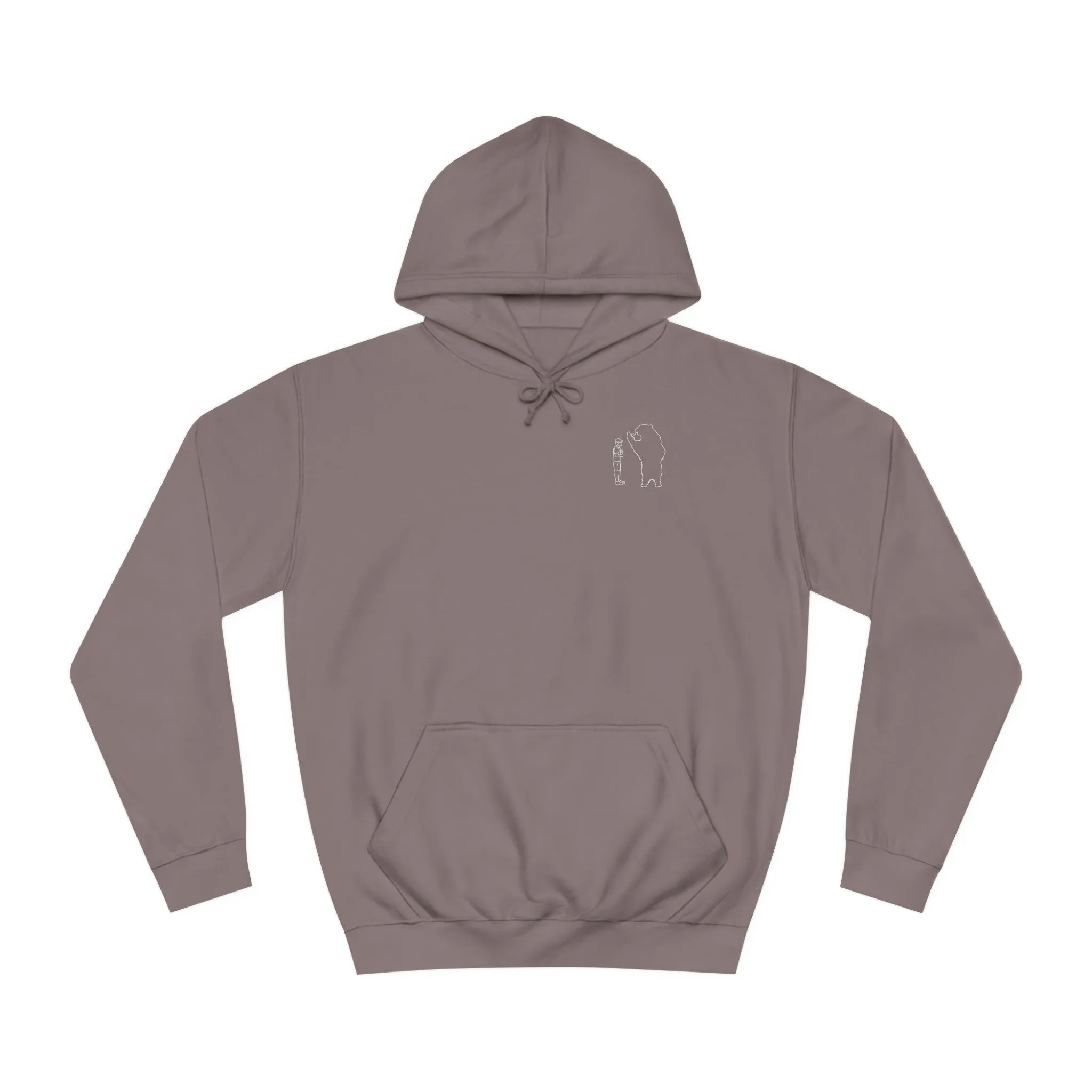 Papa Bear Design Model hoodie (Grizzly Bear Lake Wyoming) - Medium Weight Hoodie
