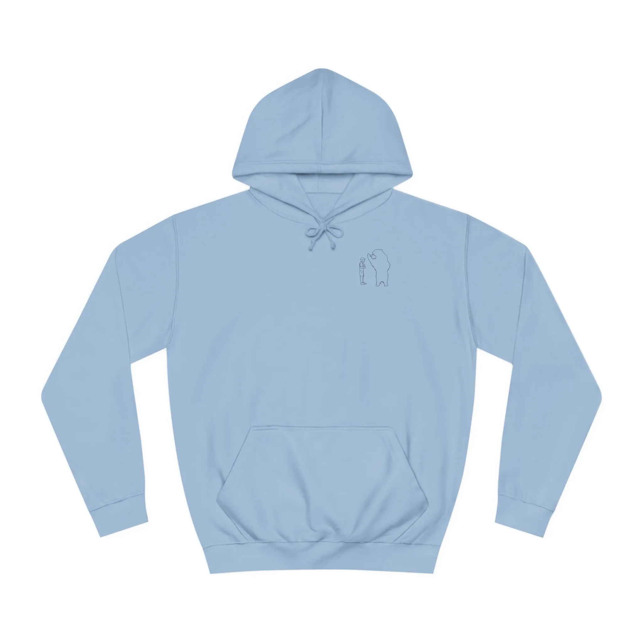 Papa Bear Design Model hoodie (Grizzly Bear Lake Wyoming) - Medium Weight Hoodie