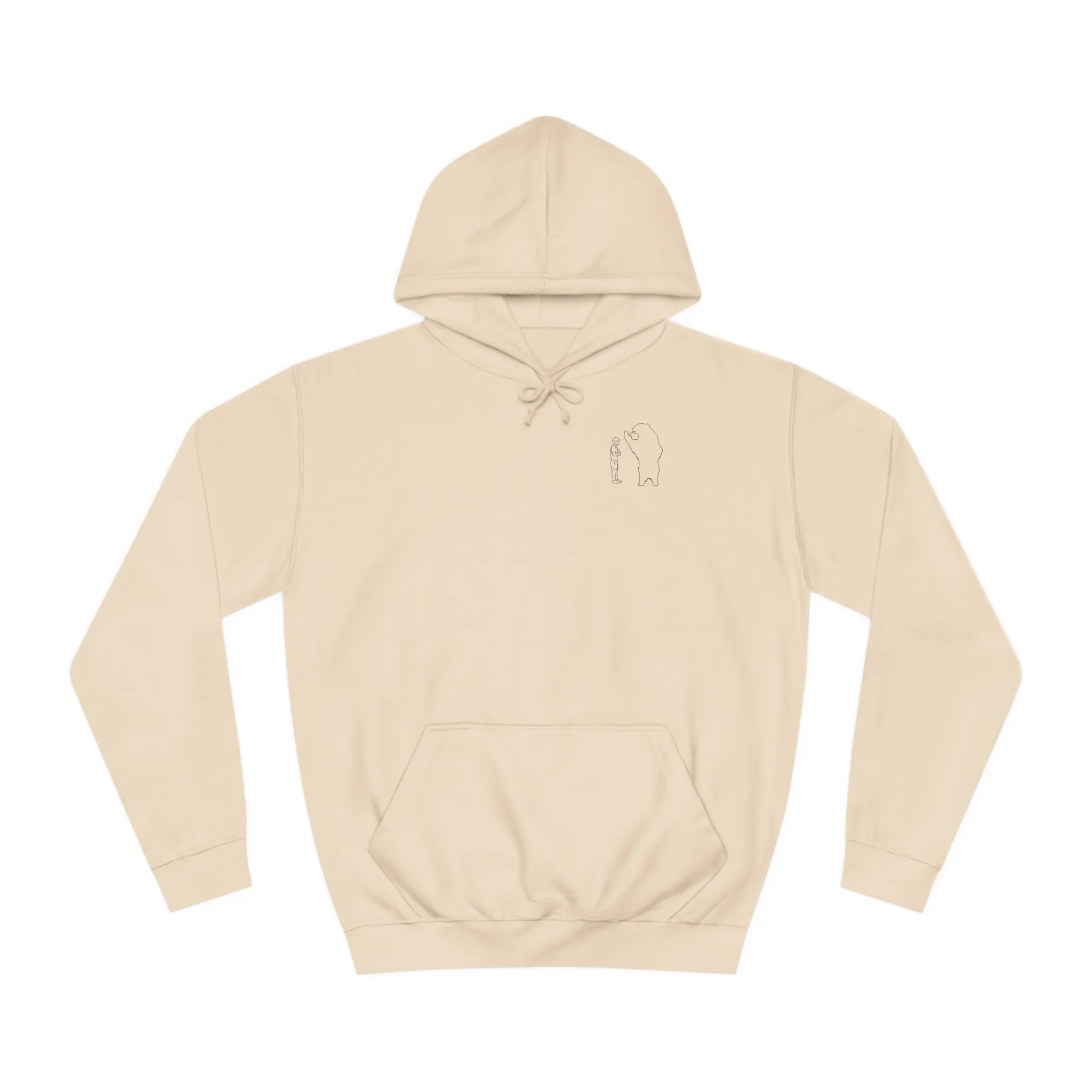 Papa Bear Design Model hoodie (Grizzly Bear Lake Wyoming) - Medium Weight Hoodie