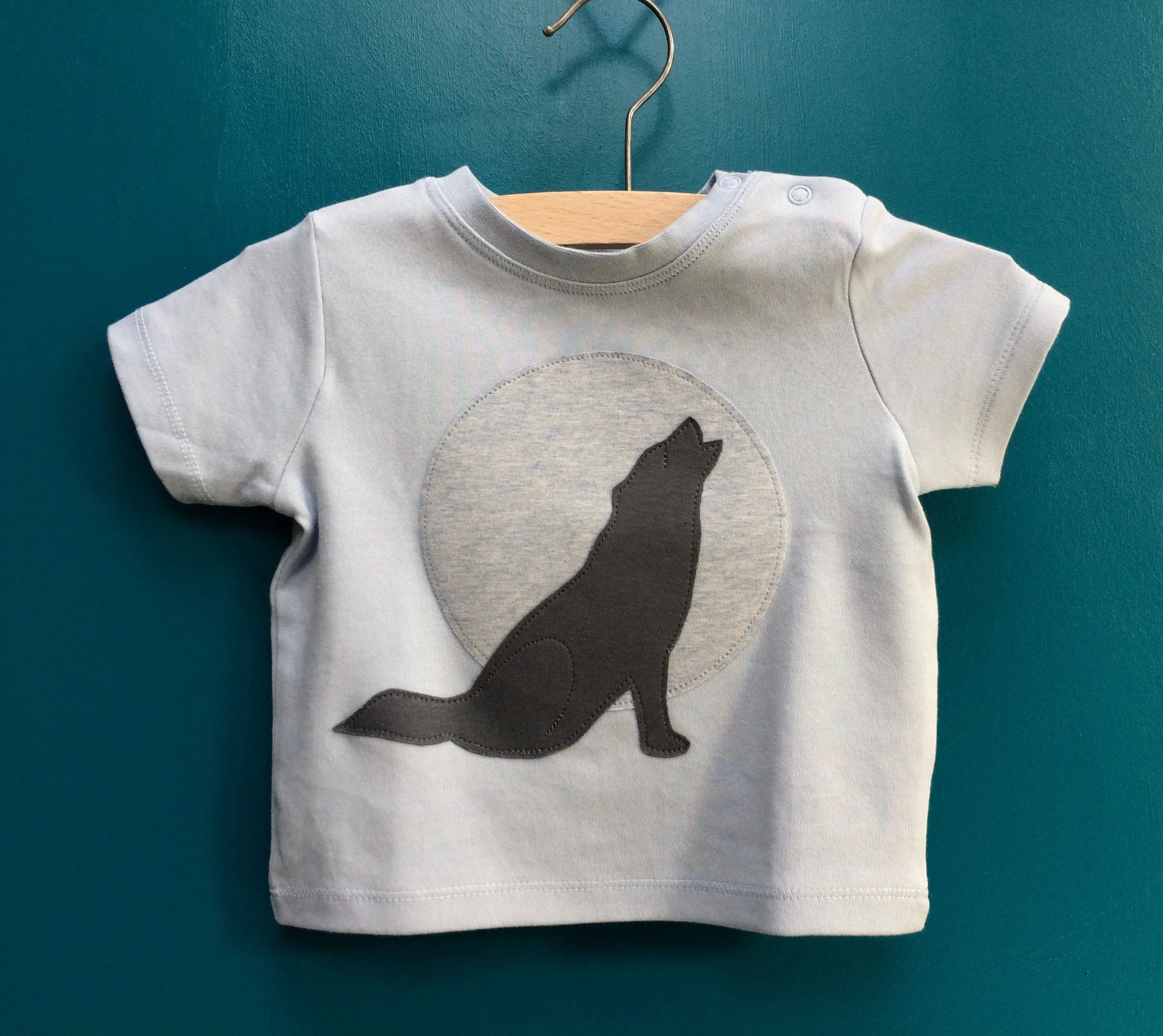 Parent, Baby and Child Wolf T-Shirt Set