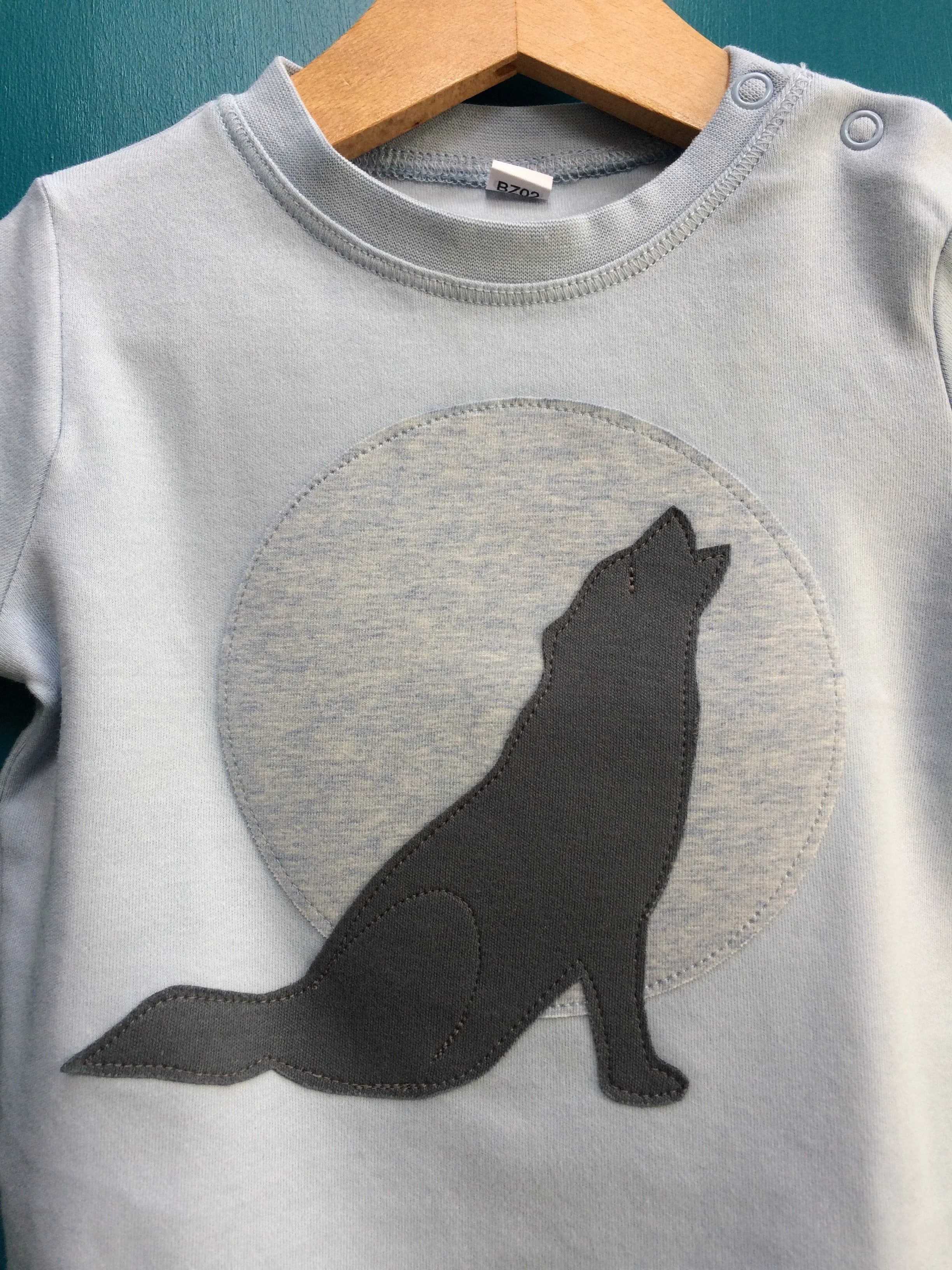 Parent, Baby and Child Wolf T-Shirt Set