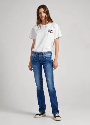 PEPE | GEN Straight Fit - Mid Waist | D45 usedwashed