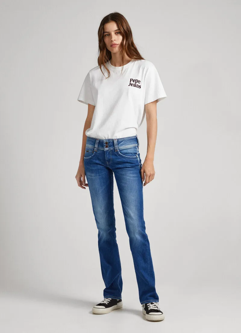 PEPE | GEN Straight Fit - Mid Waist | D45 usedwashed
