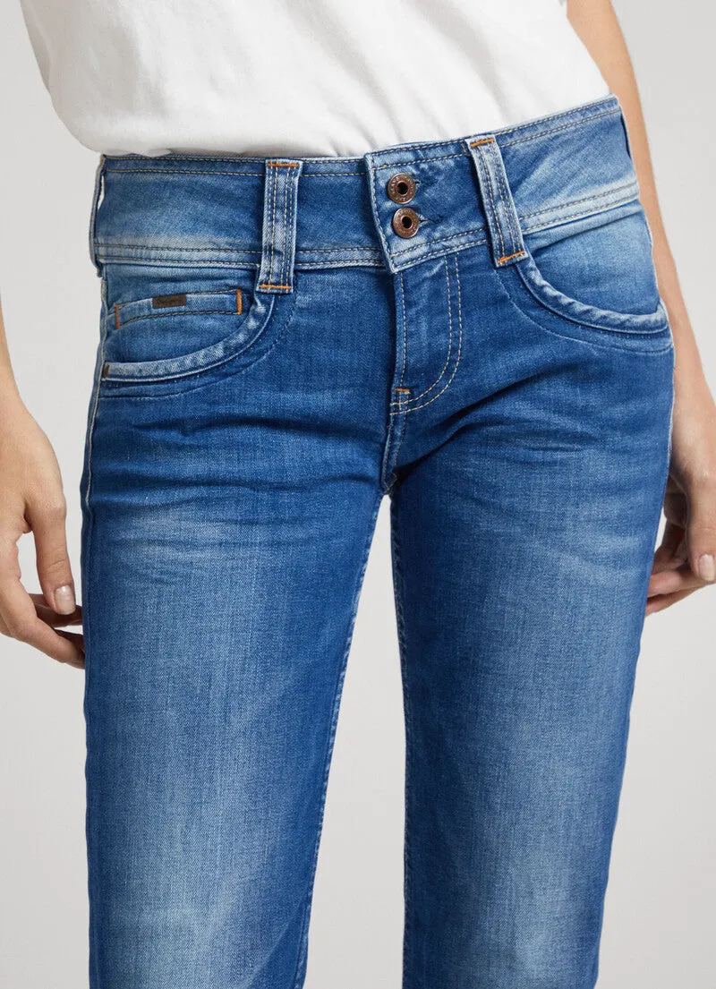 PEPE | GEN Straight Fit - Mid Waist | D45 usedwashed