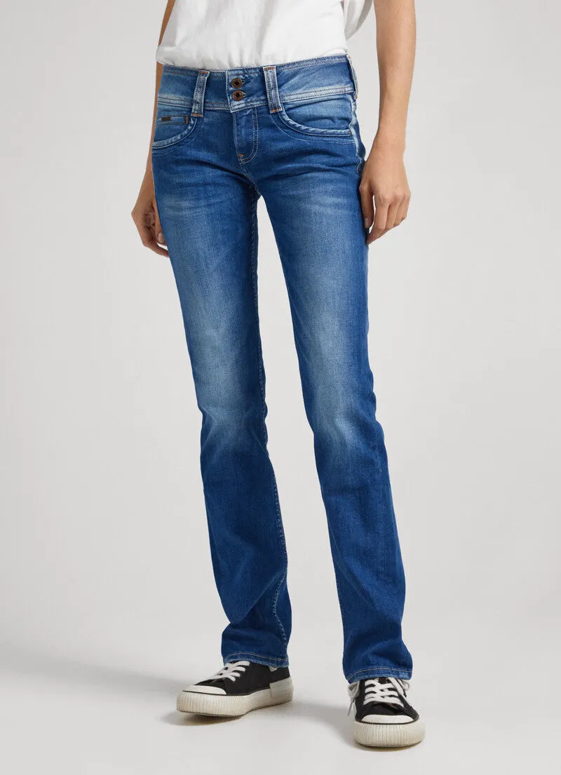 PEPE | GEN Straight Fit - Mid Waist | D45 usedwashed