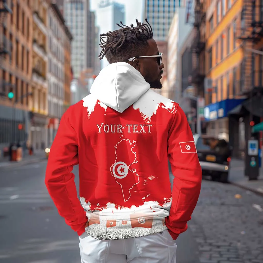 Personalized Afro Tunisia Zip Hoodie Happy 69th Anniversary Independence LT15