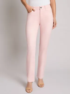 Petite Lexington Straight Leg Jeans, Petal Pink