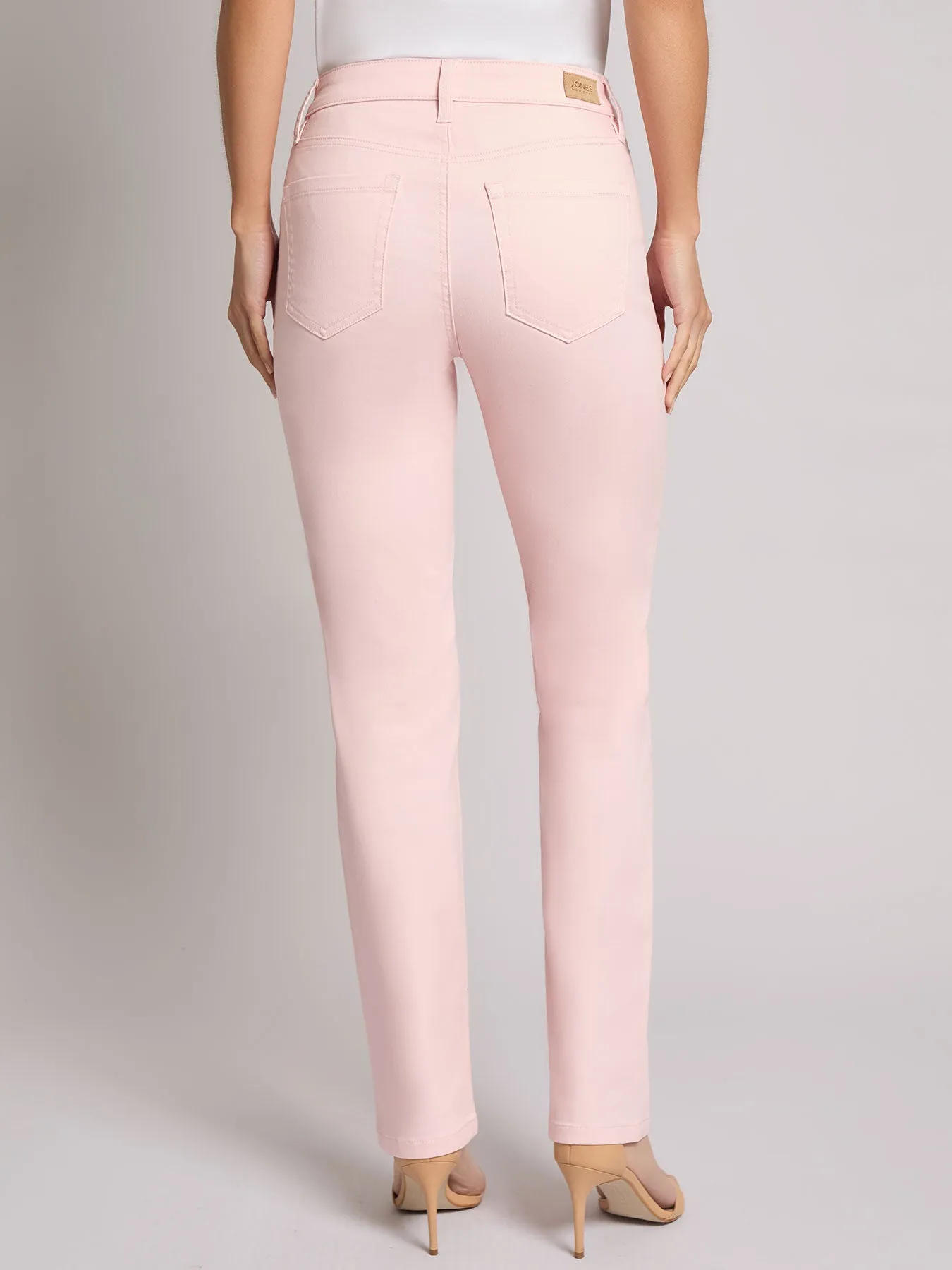 Petite Lexington Straight Leg Jeans, Petal Pink