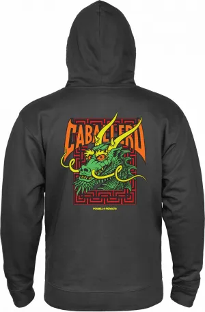 Powell Peralta - Caballero Street Dragon Mens Zip Hoodie Black
