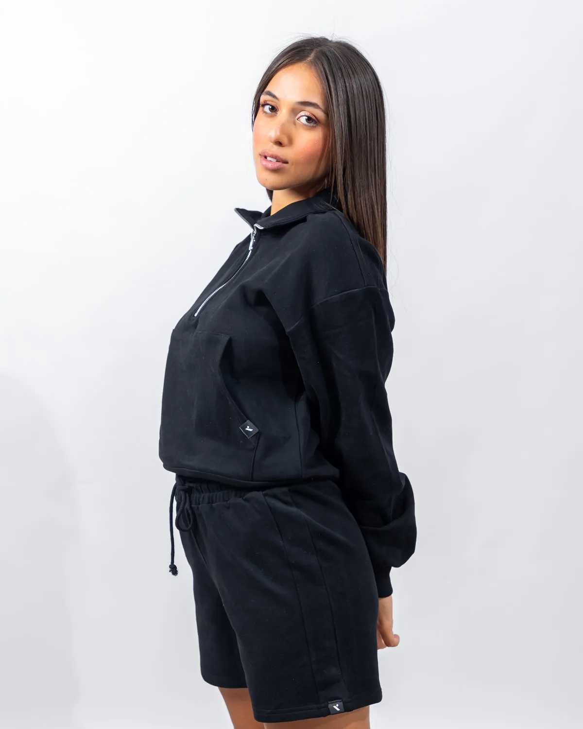 Power Half Zip - Black