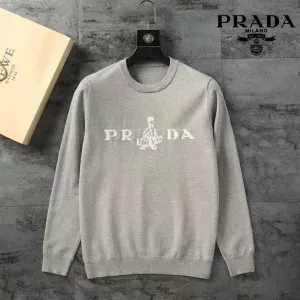 PRADA || Premium Chunky Warm Fashion Long Sleeve Sweater