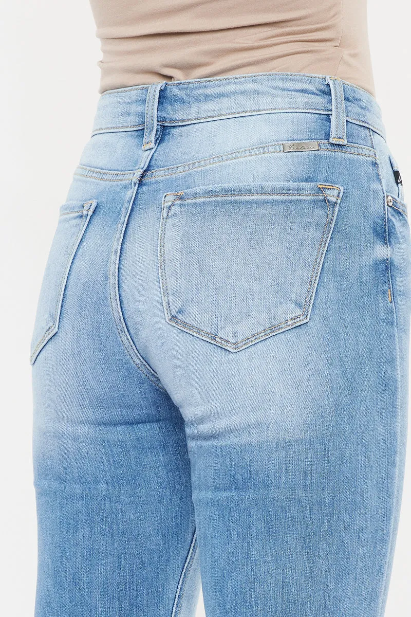 Priscilla High Rise Slim Straight Leg Jeans