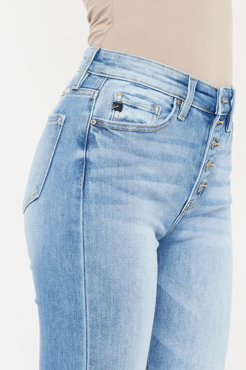 Priscilla High Rise Slim Straight Leg Jeans