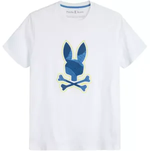 Psycho Bunny Lenox Graphic Tee White B6U174B2TS-100