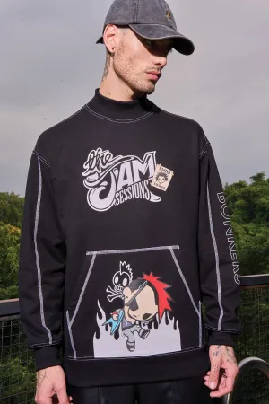 Punkstar tokidoki Highneck Sweatshirt