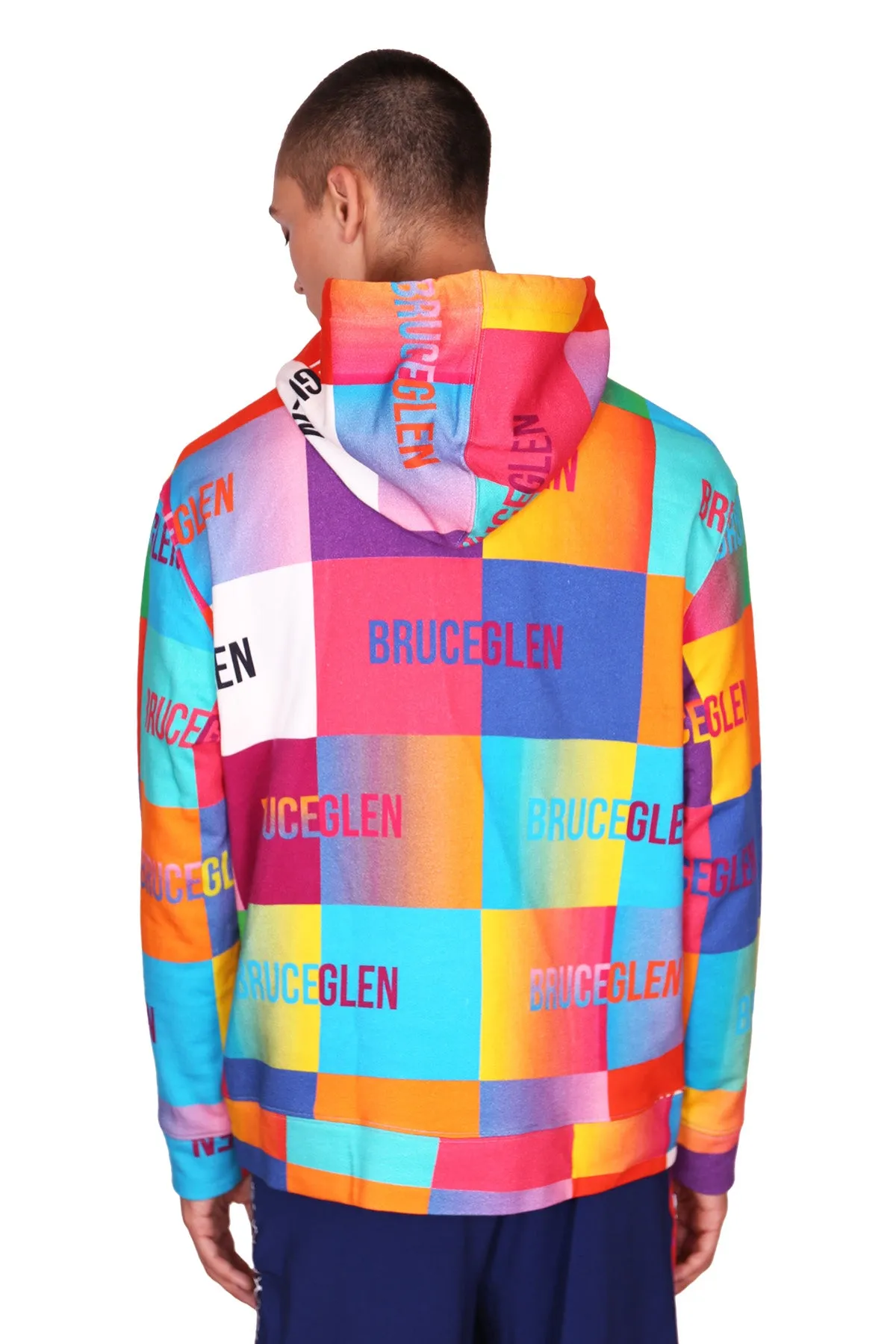 "Happy" Logo Blocks Unisex Hoodie