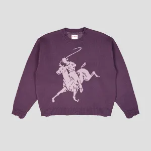 "RODEO" JACQUARD KNIT SWEATER
