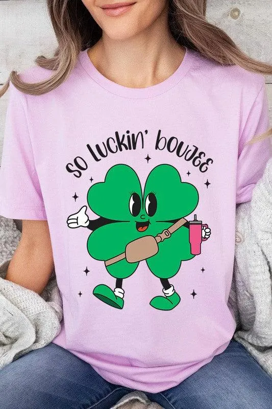 "SO LUCKIN' BOUJEE" Graphic Tee
