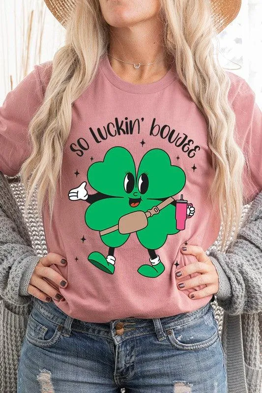 "SO LUCKIN' BOUJEE" Graphic Tee