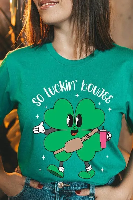 "SO LUCKIN' BOUJEE" Graphic Tee