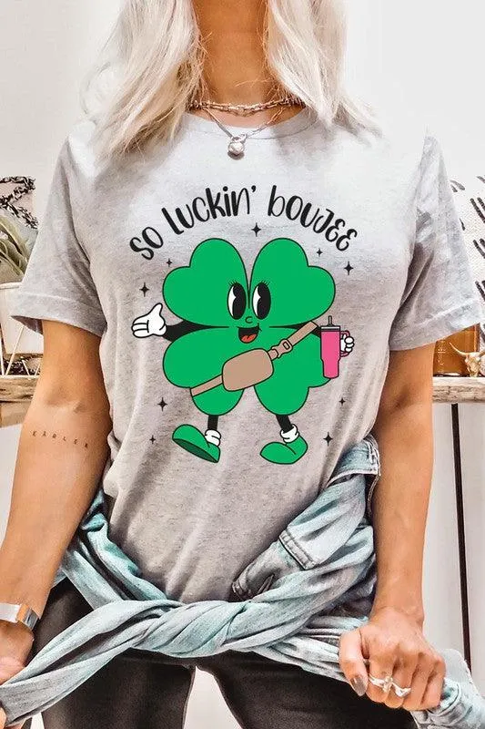 "SO LUCKIN' BOUJEE" Graphic Tee