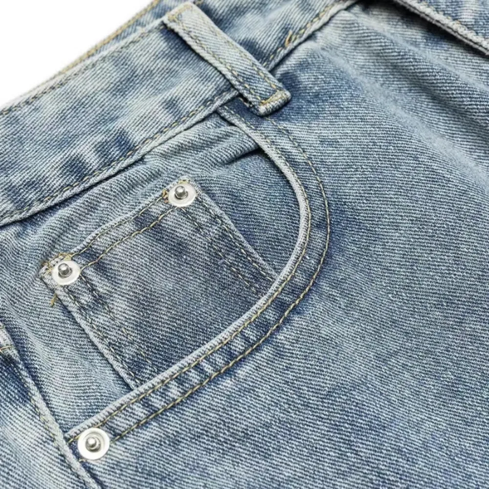 "Urban Cross Graphic Straight Leg" Jeans