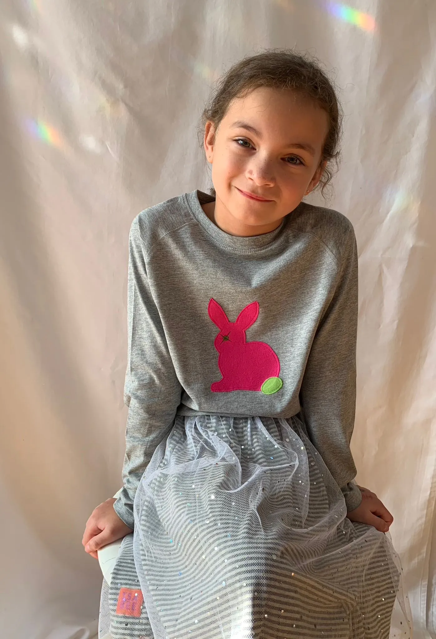 Rabbit - Long Sleeved T-shirt - Grey