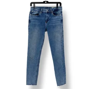 Rag &amp; Bone CATE Mid-rise Ankle Skinny Jeans Frayed Hem Morgan Color size 27