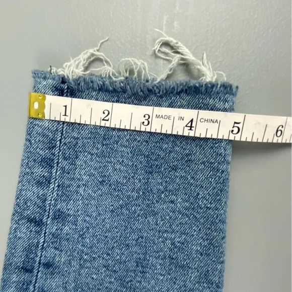 Rag &amp; Bone CATE Mid-rise Ankle Skinny Jeans Frayed Hem Morgan Color size 27