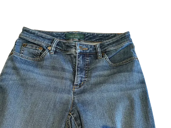 Ralph Lauren Mid Rise Straight Leg Jeans