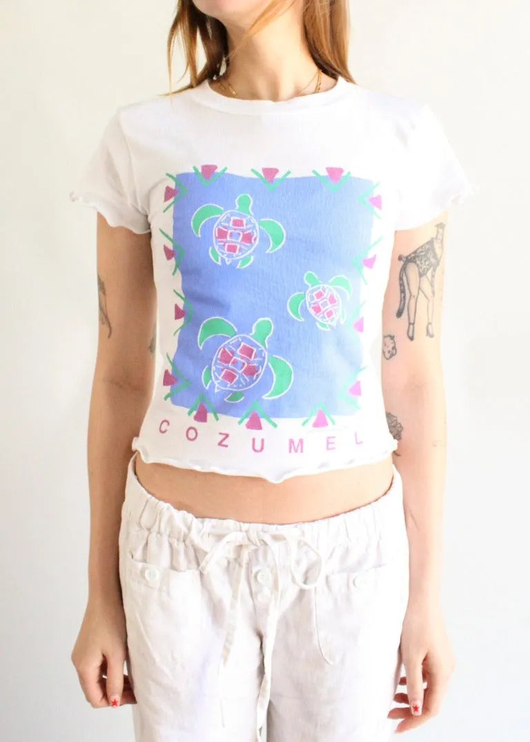 RCYCLD Destination Lettuce Edge Baby Tee