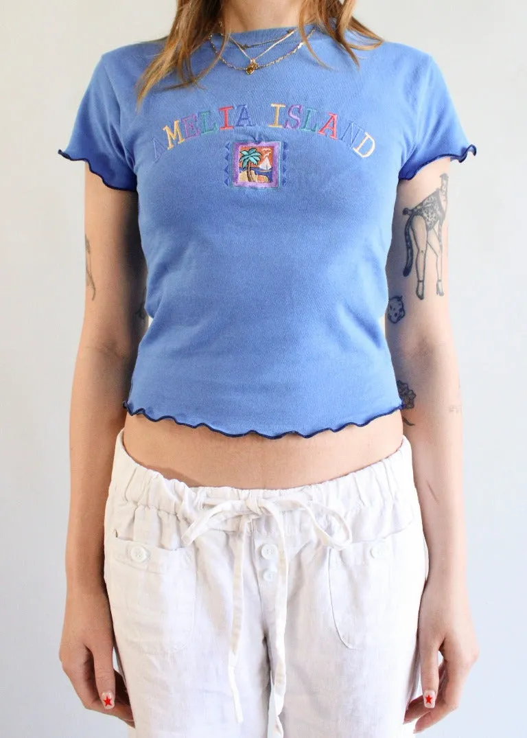 RCYCLD Destination Lettuce Edge Baby Tee