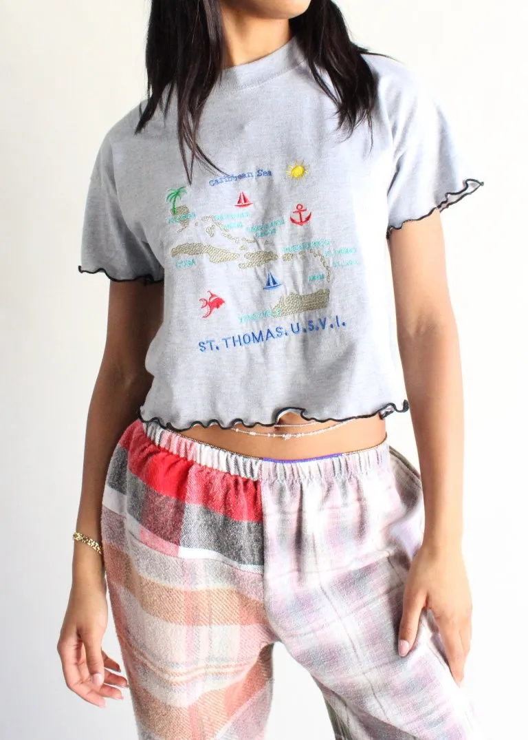 RCYCLD Destination Lettuce Edge Baby Tee