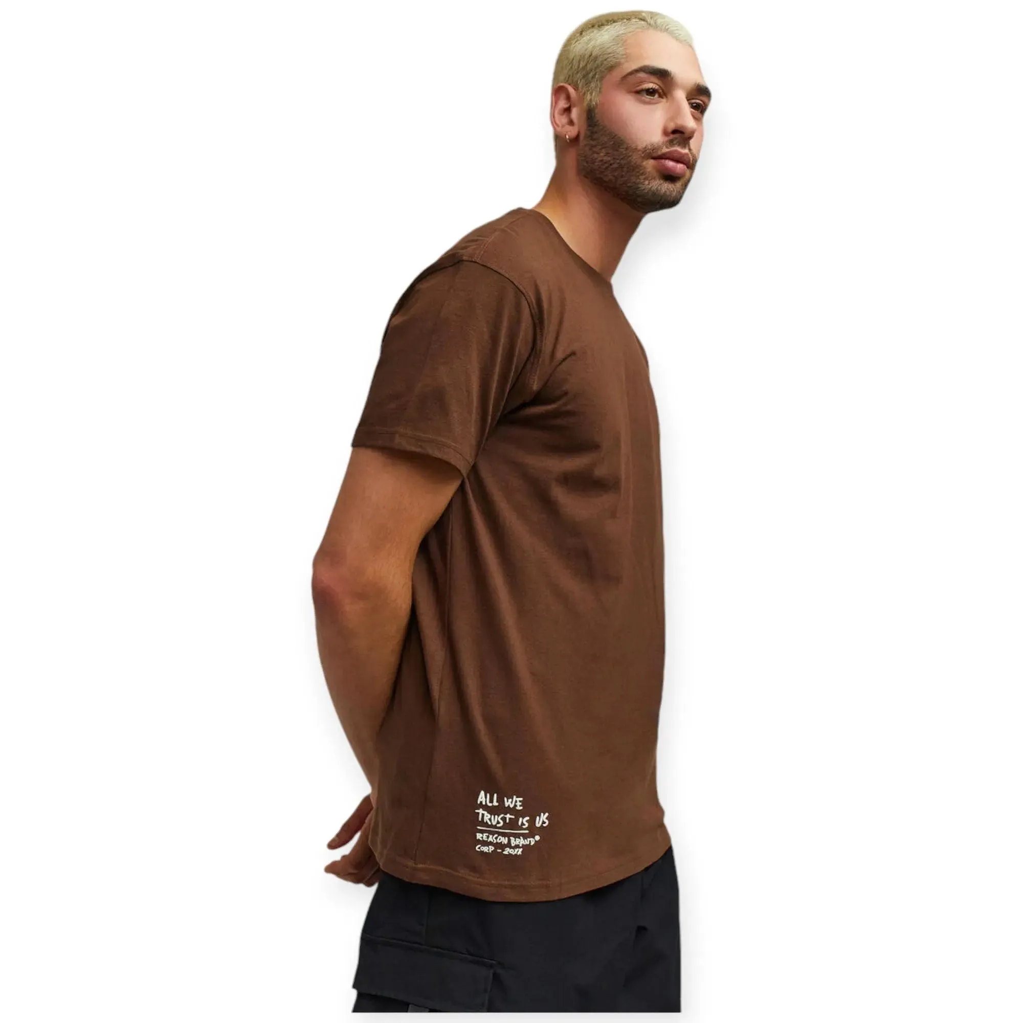 Reason Men Trust Tee(Brown)