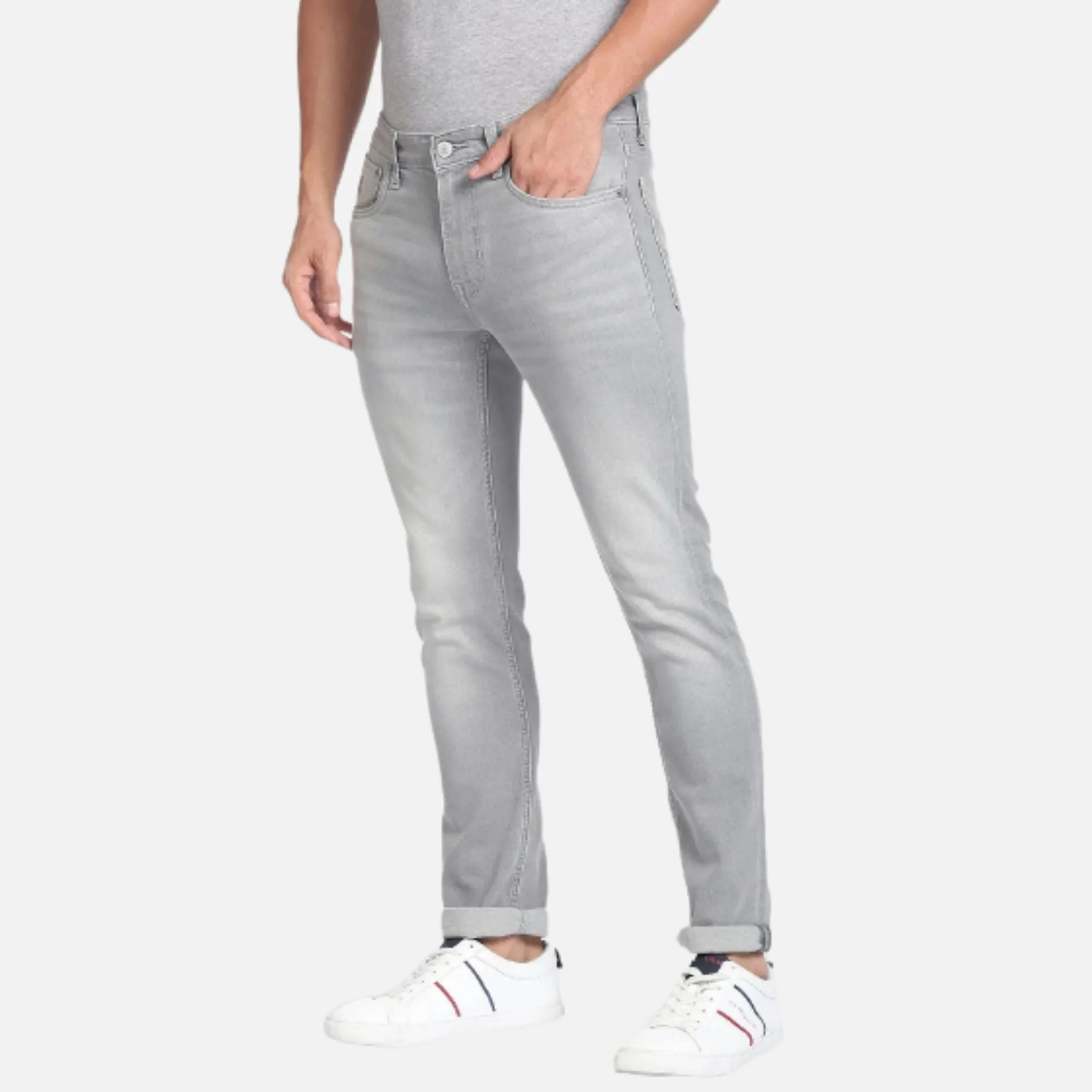Recycled Polyester Skinny Fit Jeans