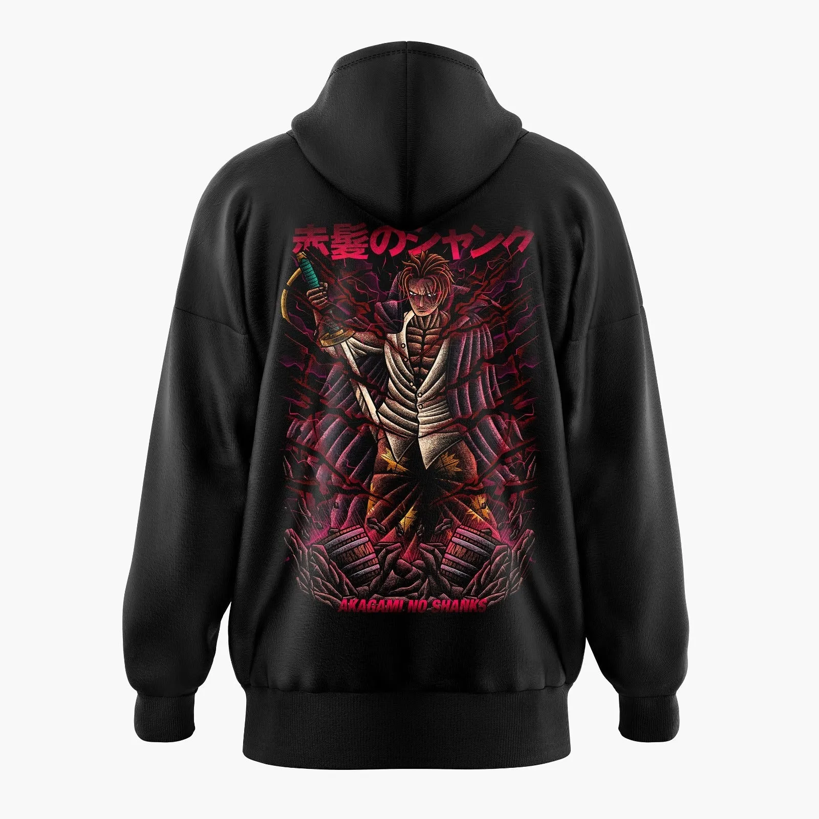 Red Haired Shanks Oversized Hoodie
