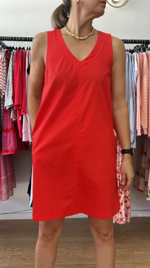 REEVE SHIFT DRESS || RED