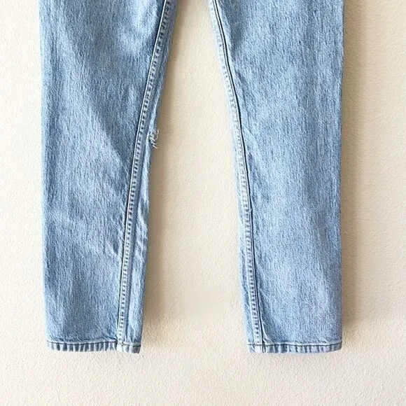 Reformation Liza High Rise Straight Crop Jeans
