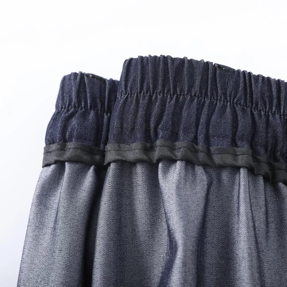 Relaxed-Fit Wide Leg Jeans with Double Stitching for Comfortable Style