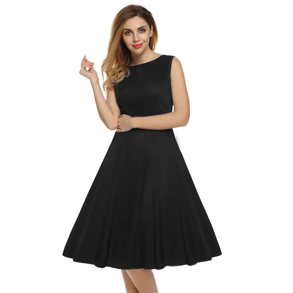 Retro Vintage 1950s 60s Rockabilly Floral Swing Summer Dress Collections