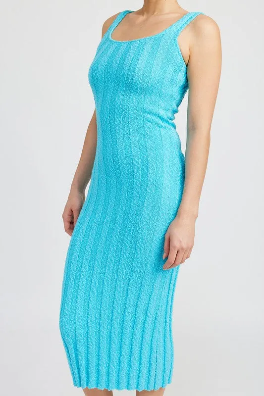 Ribbed Midi Dress