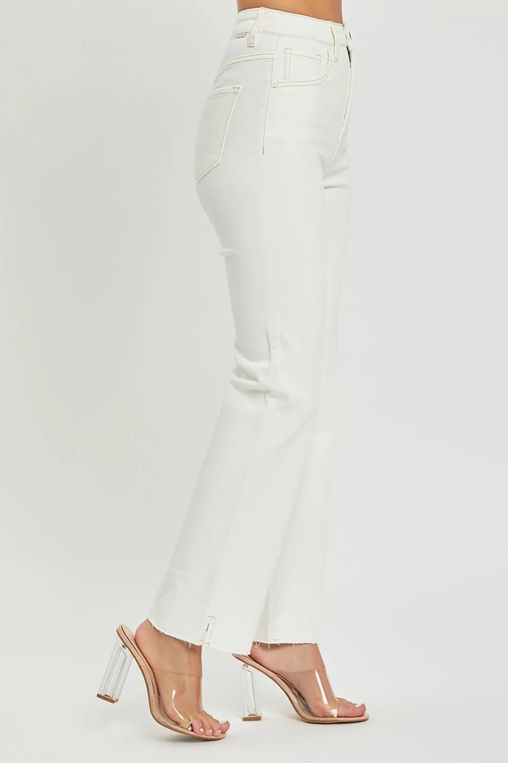 RISEN Jeans Tummy Control High-Rise Full Size Straight Leg Denim