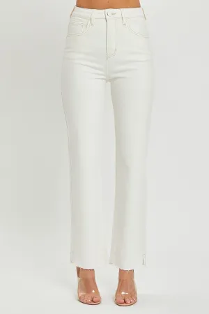 RISEN Jeans Tummy Control High-Rise Full Size Straight Leg Denim