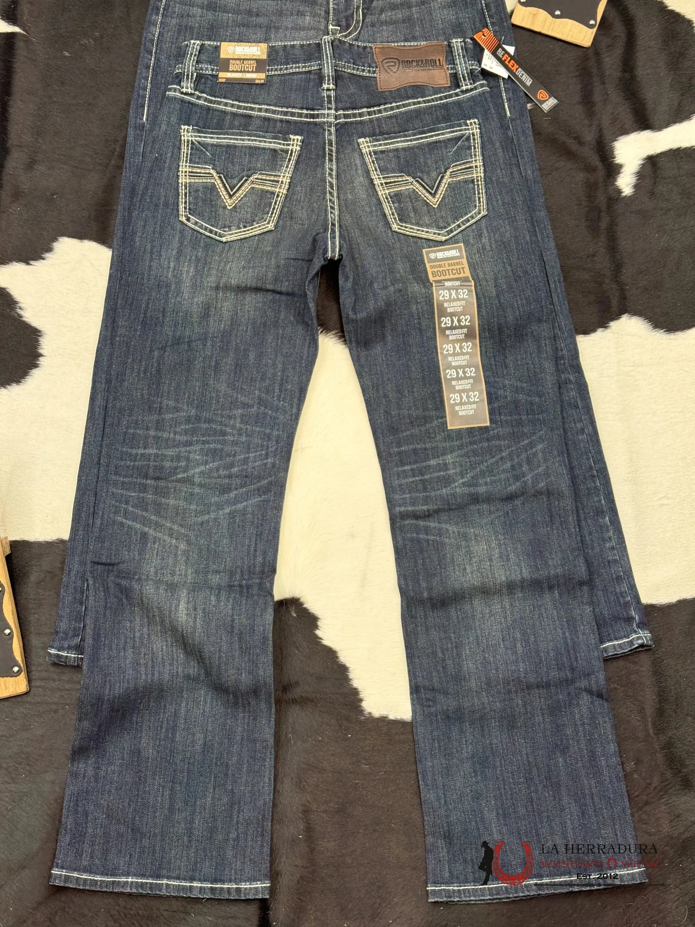 ROCK&ROLL DOUBLE BARREL BOOT CUT MEDIUM VINTAGE JEANS