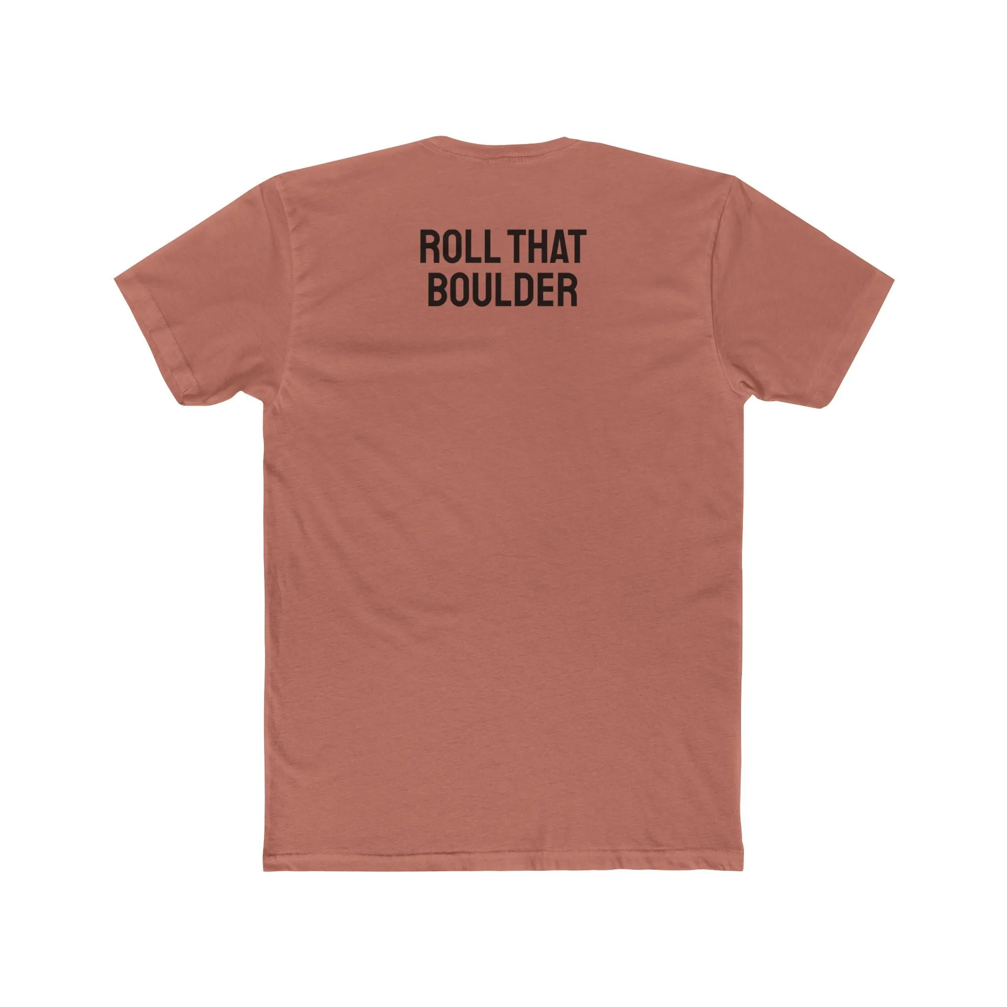 Roll That Boulder - Unisex Cotton Crew Tee