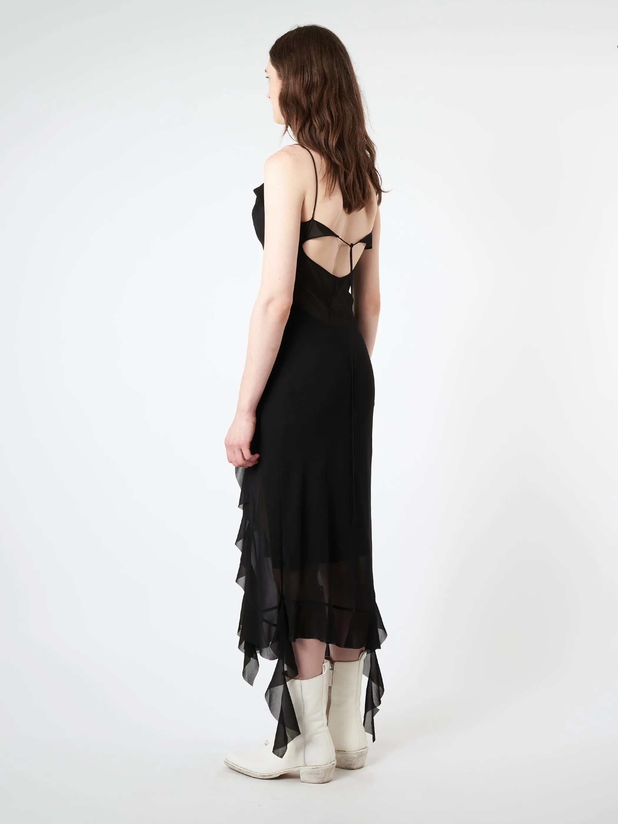 Ruffle Strap Dress