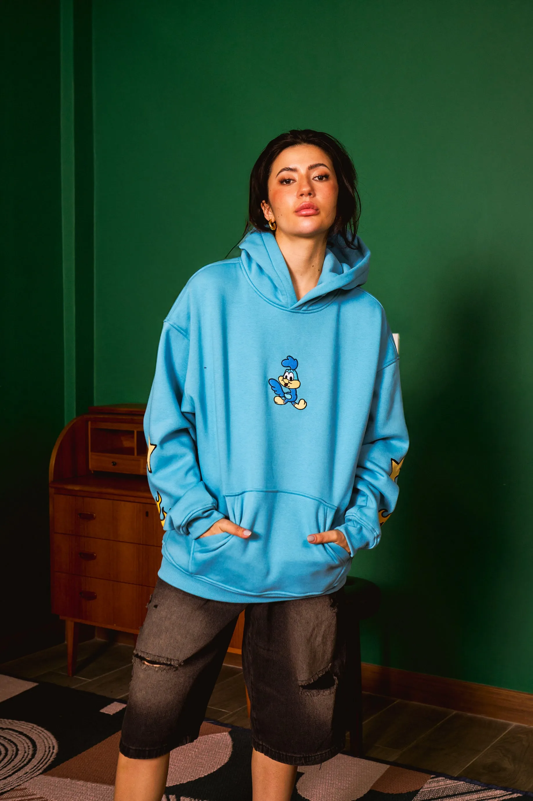 Run The Roads Oversized Hoodie
