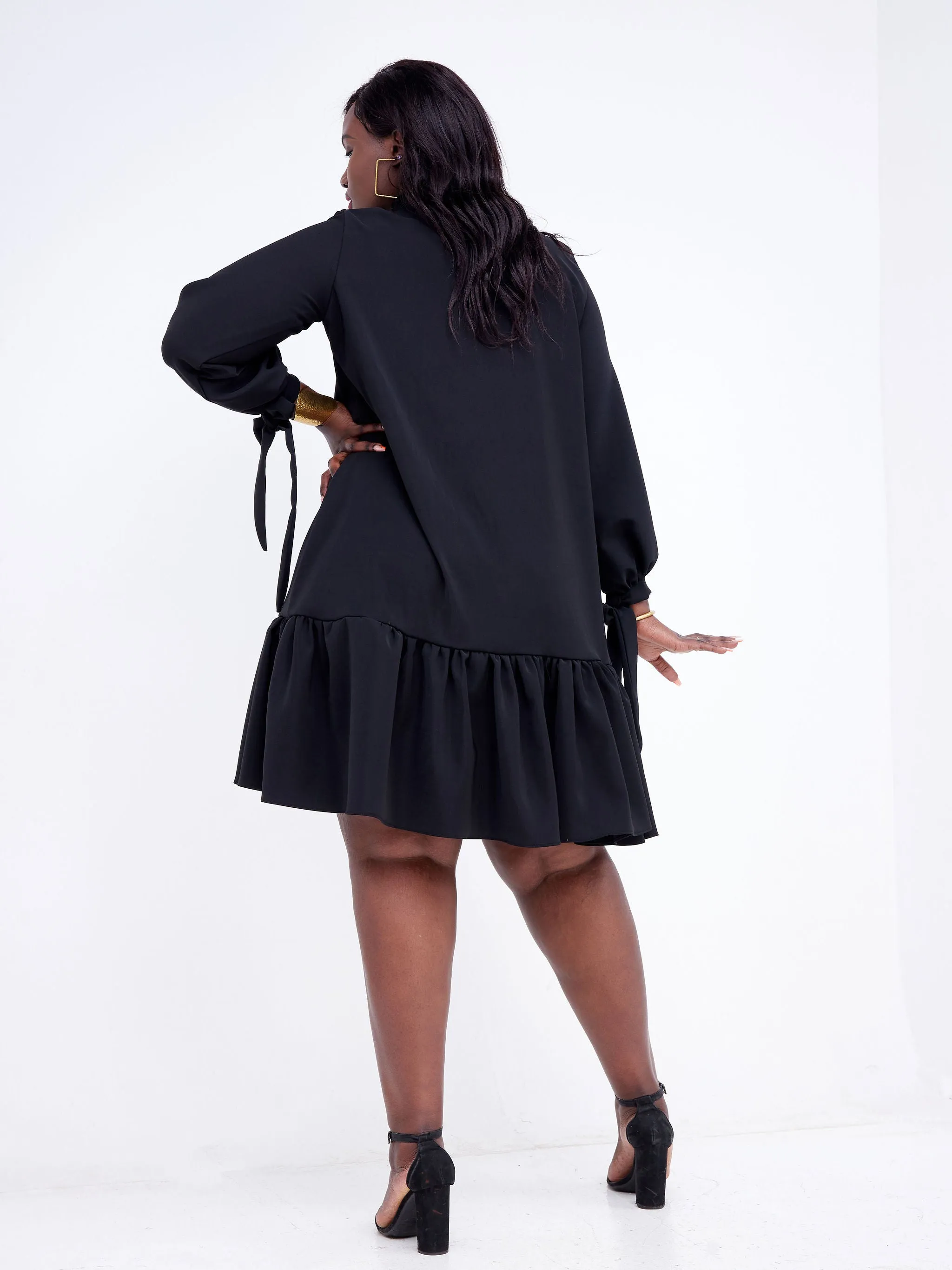 Ruro Shift Dress - Black