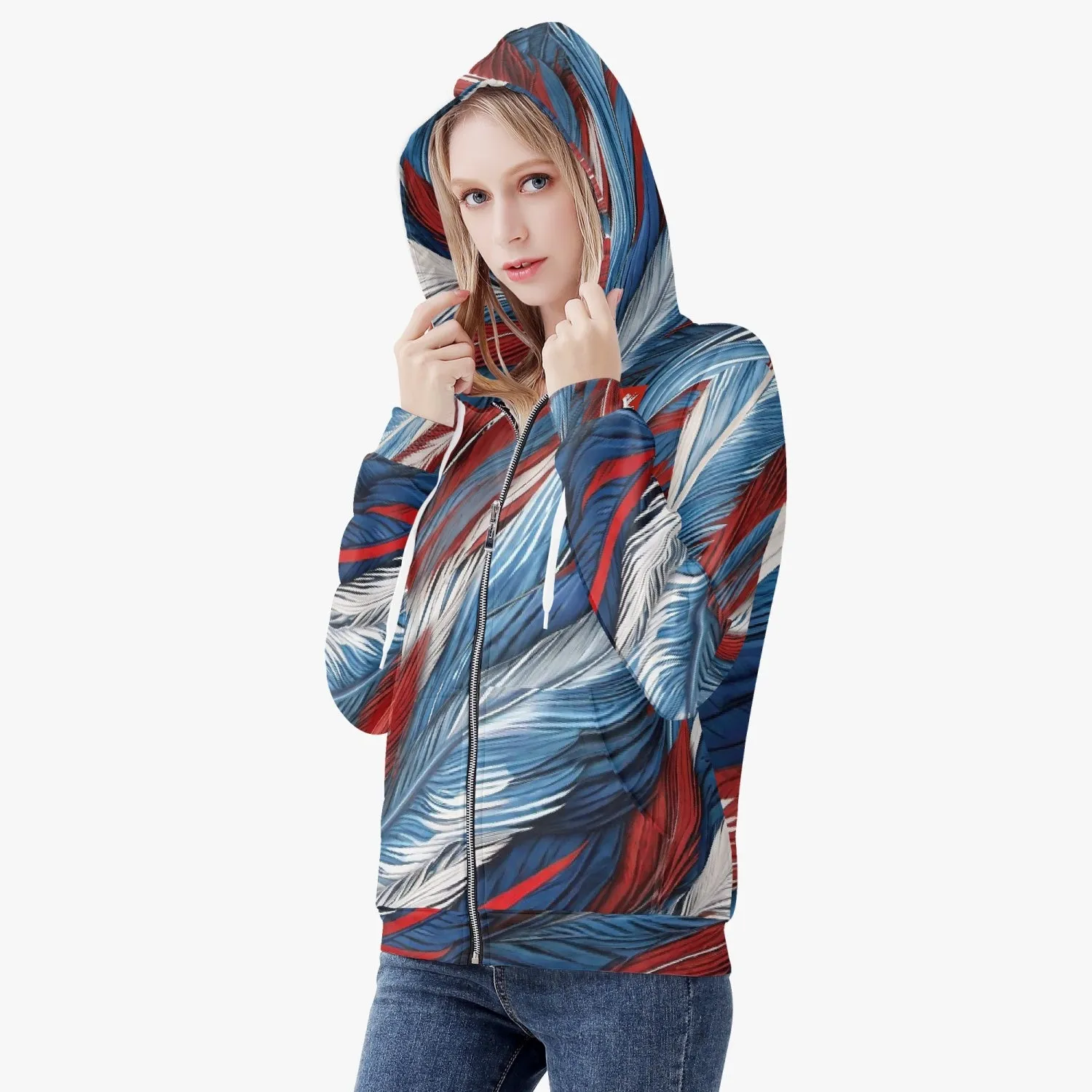 RWB Quill Women's Zip Up Hoodie